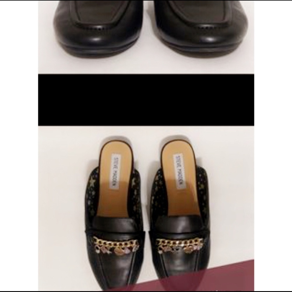 Steve Madden loafers with charms